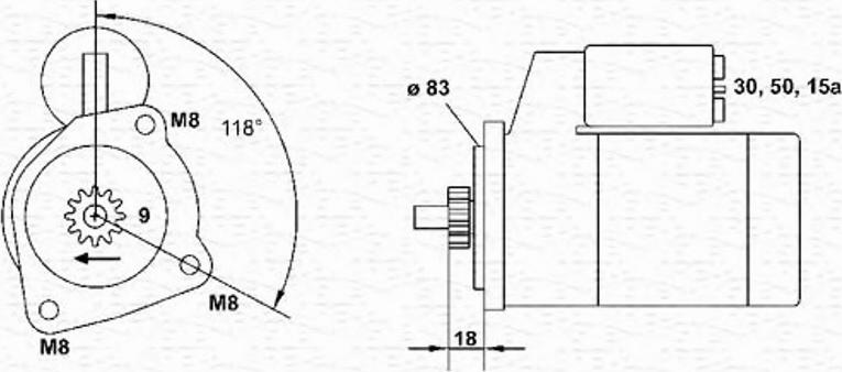 Magneti Marelli 943251686010 - Стартер vvparts.bg