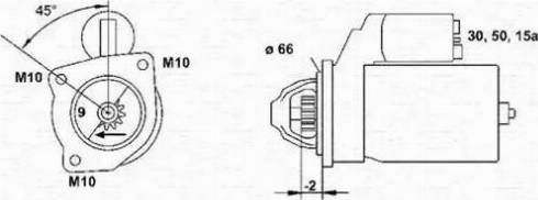 Magneti Marelli 943251109010 - Стартер vvparts.bg