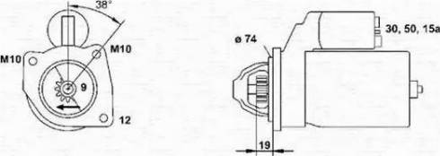 Magneti Marelli 943251885010 - Стартер vvparts.bg