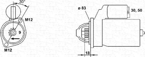 Magneti Marelli 943251323010 - Стартер vvparts.bg