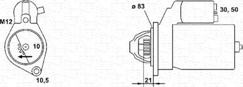 Magneti Marelli 943253106010 - Стартер vvparts.bg