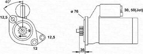 Magneti Marelli 943253112010 - Стартер vvparts.bg