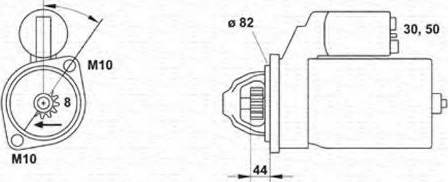 Magneti Marelli 943253180010 - Стартер vvparts.bg