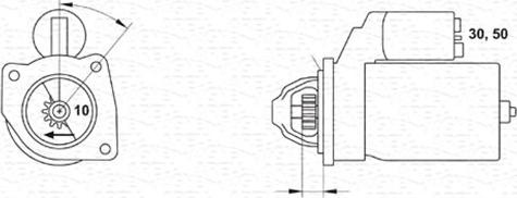 Magneti Marelli 943252290010 - Стартер vvparts.bg