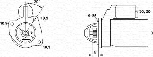 Magneti Marelli 943252244010 - Стартер vvparts.bg