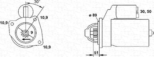 Magneti Marelli 943252201010 - Стартер vvparts.bg