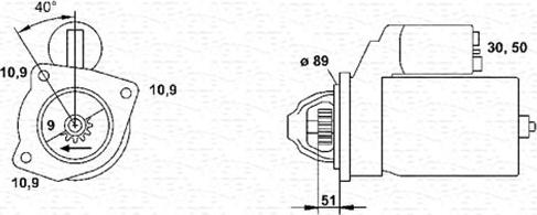 Magneti Marelli 943252283010 - Стартер vvparts.bg