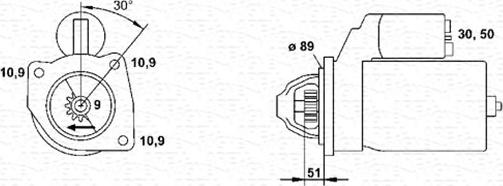 Magneti Marelli 943252235010 - Стартер vvparts.bg