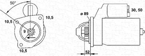 Magneti Marelli 943252233010 - Стартер vvparts.bg