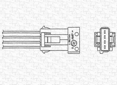 Magneti Marelli 460000298010 - Ламбда-сонда vvparts.bg