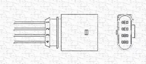 Magneti Marelli 460000281010 - Ламбда-сонда vvparts.bg