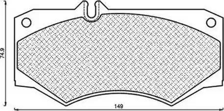 Magneti Marelli 430216170309 - Комплект спирачно феродо, дискови спирачки vvparts.bg