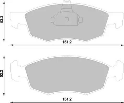 Magneti Marelli 430216171186 - Комплект спирачно феродо, дискови спирачки vvparts.bg