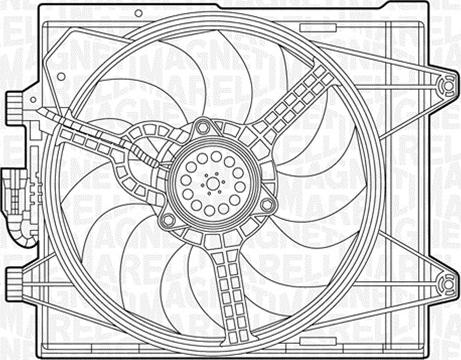 Magneti Marelli 069422448010 - Вентилатор, охлаждане на двигателя vvparts.bg