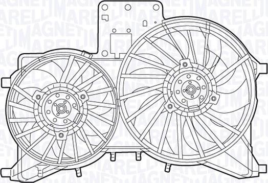 Magneti Marelli 069422541010 - Вентилатор, охлаждане на двигателя vvparts.bg