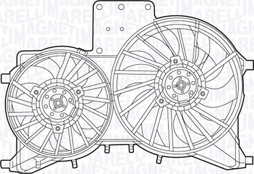 Magneti Marelli 069422542010 - Вентилатор, охлаждане на двигателя vvparts.bg