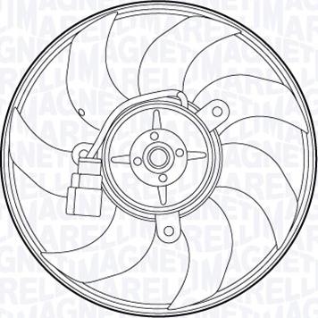 Magneti Marelli 069422556010 - Вентилатор, охлаждане на двигателя vvparts.bg