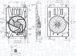 Magneti Marelli 069422857010 - Вентилатор, охлаждане на двигателя vvparts.bg