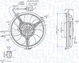 Magneti Marelli 069422881010 - Вентилатор, охлаждане на двигателя vvparts.bg