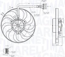 Magneti Marelli 069422883010 - Вентилатор, охлаждане на двигателя vvparts.bg