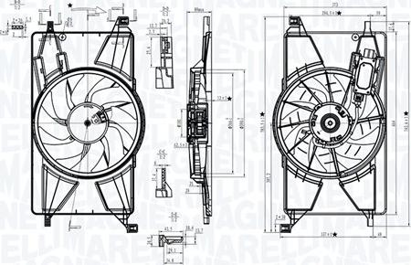 Magneti Marelli 069422834010 - Вентилатор, охлаждане на двигателя vvparts.bg