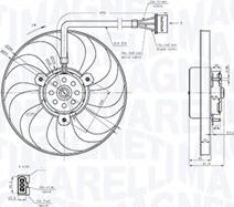 Magneti Marelli 069422876010 - Вентилатор, охлаждане на двигателя vvparts.bg