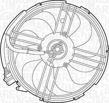 Magneti Marelli 069422264010 - Вентилатор, охлаждане на двигателя vvparts.bg