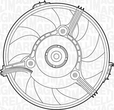 Magneti Marelli 069422263010 - Вентилатор, охлаждане на двигателя vvparts.bg