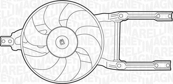 Magneti Marelli 069422204010 - Вентилатор, охлаждане на двигателя vvparts.bg