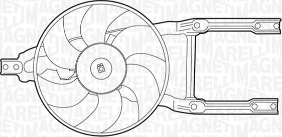 Magneti Marelli 069422205010 - Вентилатор, охлаждане на двигателя vvparts.bg