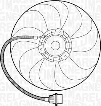Magneti Marelli 069422272010 - Вентилатор, охлаждане на двигателя vvparts.bg