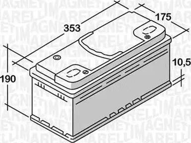 Magneti Marelli 068092076010 - Стартов акумулатор vvparts.bg