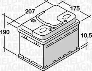 Magneti Marelli 068050045010 - Стартов акумулатор vvparts.bg