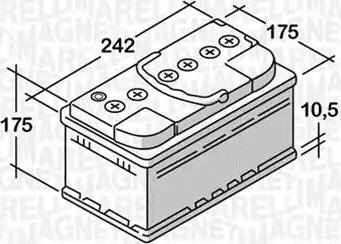 Magneti Marelli 068050051030 - Стартов акумулатор vvparts.bg