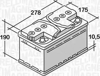 Magneti Marelli 068063057020 - Стартов акумулатор vvparts.bg