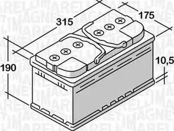 Magneti Marelli 068080060010 - Стартов акумулатор vvparts.bg