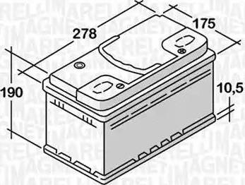 Magneti Marelli 068074068010 - Стартов акумулатор vvparts.bg