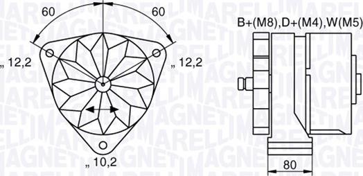 Magneti Marelli 063534699820 - Генератор vvparts.bg