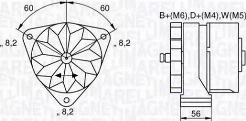 Magneti Marelli 063534897070 - Генератор vvparts.bg