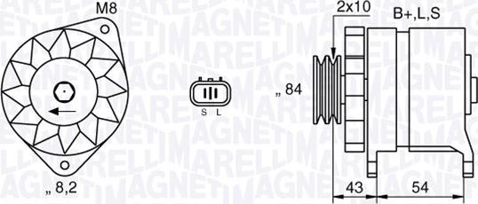 Magneti Marelli 063532625010 - Генератор vvparts.bg