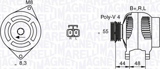 Magneti Marelli 063532628010 - Генератор vvparts.bg