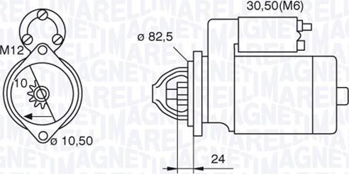 Magneti Marelli 063521090680 - Стартер vvparts.bg