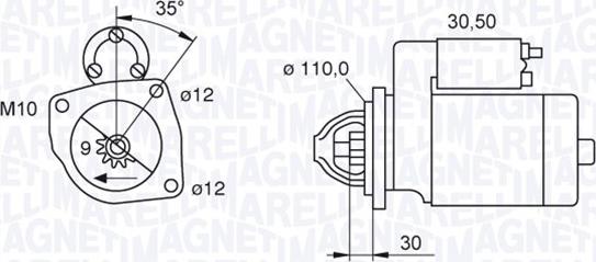 Magneti Marelli 063522187740 - Стартер vvparts.bg