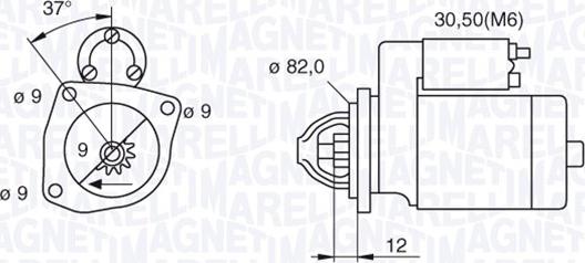 Magneti Marelli 063521092680 - Стартер vvparts.bg