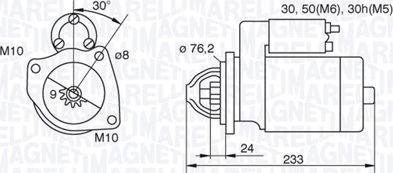 Magneti Marelli 063521074420 - Стартер vvparts.bg