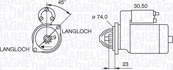 Magneti Marelli 063521070780 - Стартер vvparts.bg