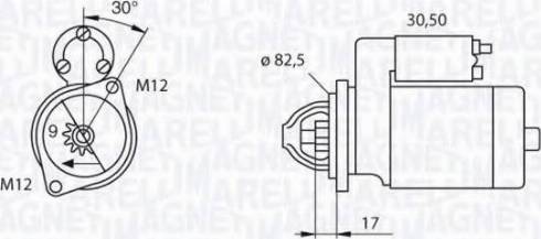 Magneti Marelli 063521070730 - Стартер vvparts.bg