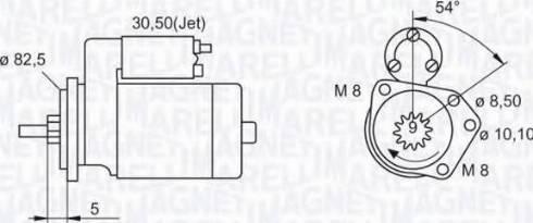 Magneti Marelli 063521071030 - Стартер vvparts.bg