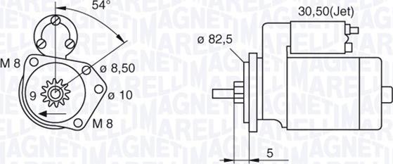 Magneti Marelli 063521120440 - Стартер vvparts.bg