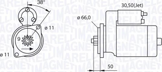 Magneti Marelli 063521240220 - Стартер vvparts.bg